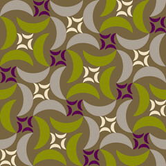 Set of Abstract contemporary seamless pattern with hand drawn shapes, spots, dots and lines with textures. Vibrant boho print. Modern collage vector illustration