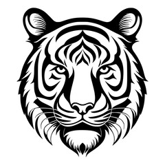 white tiger head