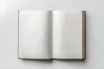 Naklejka premium Minimalistic Vertical Book Mockup Template Ideal for Displaying Book Covers. Concept Book Mockup, Vertical Orientation, Minimalistic Design, Display Book Covers, Template