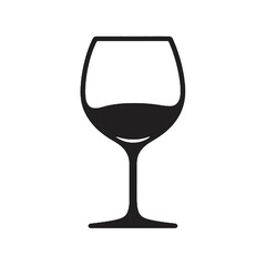Wine Glass Silhouette 