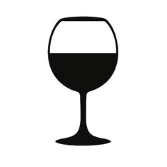 Wine Glass Silhouette 