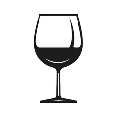 Wine Glass Silhouette 