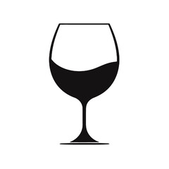Wine Glass Silhouette 