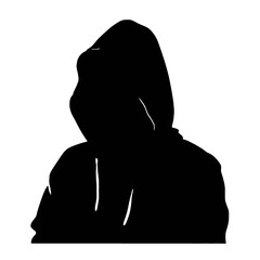 Man in hoodie logo