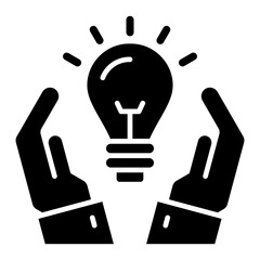 Obraz premium Partnership glyph icon