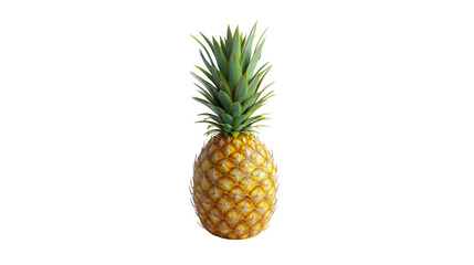 Fresh Pineapple on Transparent Background PNG