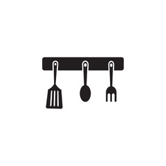cooking utensil hanger icon