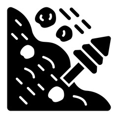   Avalanche glyph icon