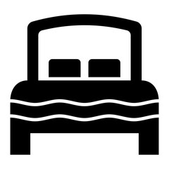   Double Bed glyph icon