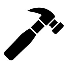   Hammer glyph icon
