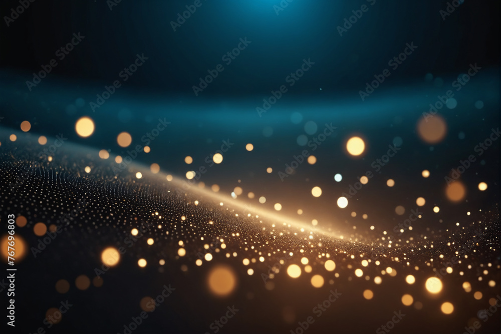 Poster Abstract technology particles mesh background