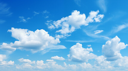 blue sky with white cloud background. white cloud with blue sky background. - 767698018