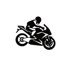 silhouette of a motorcycle
