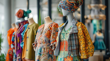 clothing made from upcycled materials, sustainable fashion choices that contribute to a circular approach in the textile industry