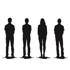 people standing  Silhouette 