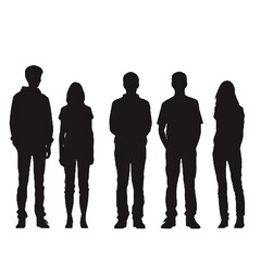 people standing  Silhouette 