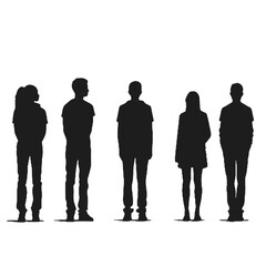 people standing  Silhouette 