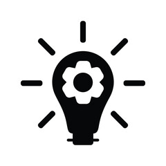 Innovative idea vector Icon.
