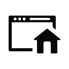 Homepage vector Icon.