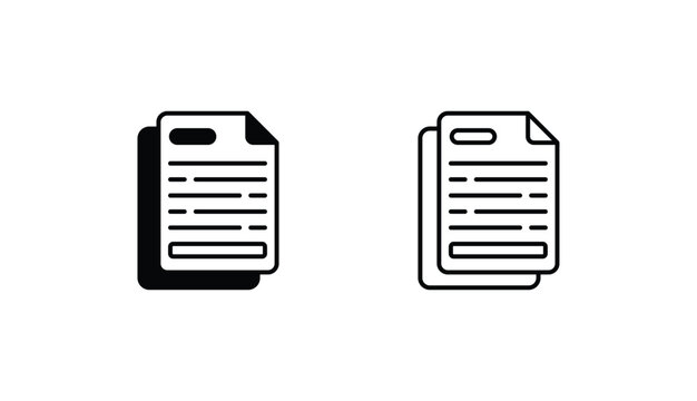Columnist icon design with white background stock illustration
