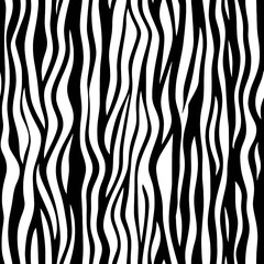 Trendy zebra skin pattern background vector