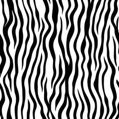 Trendy zebra skin pattern background vector
