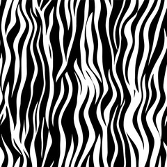 Trendy zebra skin pattern background vector