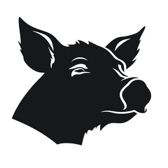Pig Silhouette 