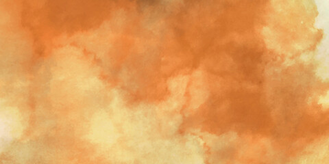 Abstract vintage grunge texture. Abstract orange distressed parchment watercolor background.