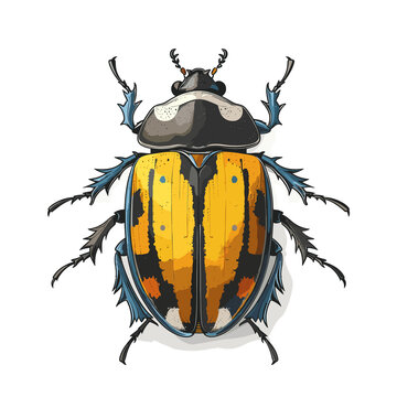 Bess Beetles Cartoon Icon, Isolated on transparent background, PNG, Cartoon