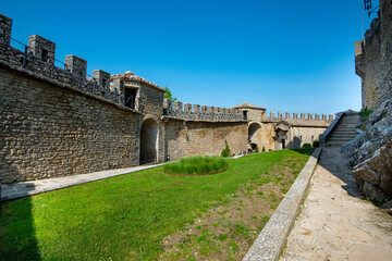 Obraz premium Courtyard in Guaita Tower - San Marino