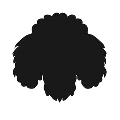Printable Poodle Stencil