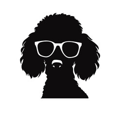  poodle  Silhouette 