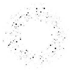 Circle halftone dotted background