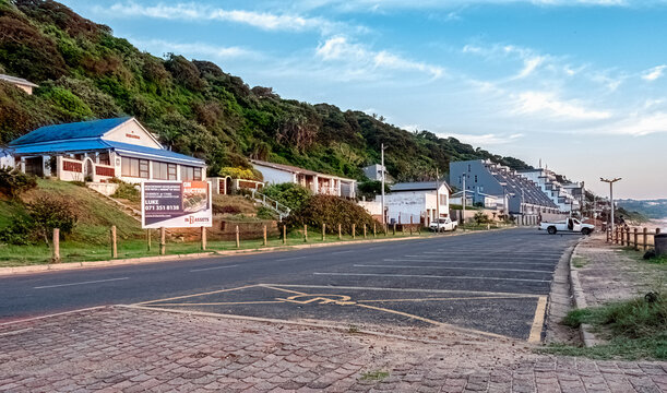 DURBAN, SOUTH AFRICA - FEBRUARY 24, 2024: Umdloti Beachfront