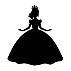 princess  silhouette © vectorcyan