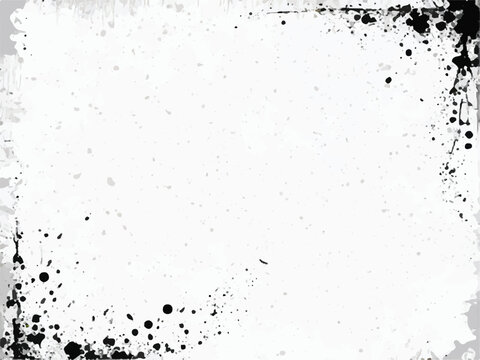 Black and white grunge urban texture with copy space. Abstract surface dust and rough dirty wall background or wallpaper with empty template for all design. Distress or dirt and damage effect concept.