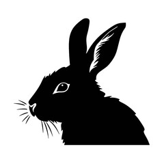 Bunny Head Vector Art