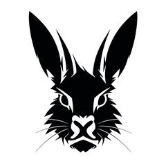 Fototapeta premium Bunny Head Vector Art