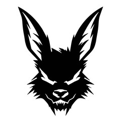 Bunny Head Vector Art