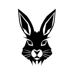 Bunny Head Vector Art