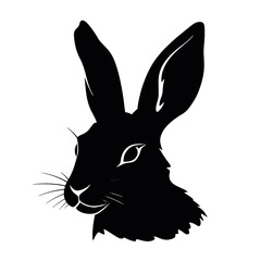 Bunny Head Vector Art