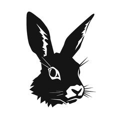 Bunny Head Vector Art