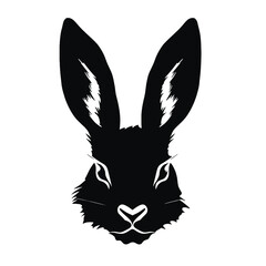 Bunny Head Vector Art