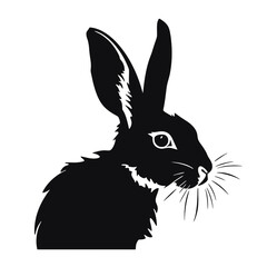 Bunny Head Vector Art