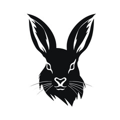 Bunny Head Vector Art