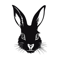 Bunny Head Vector Art