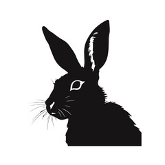 Fototapeta premium rabbit silhouette