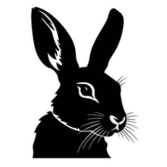 Fototapeta premium rabbit silhouette