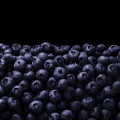 blueberries on the table, close-up scene, food, studio lighting